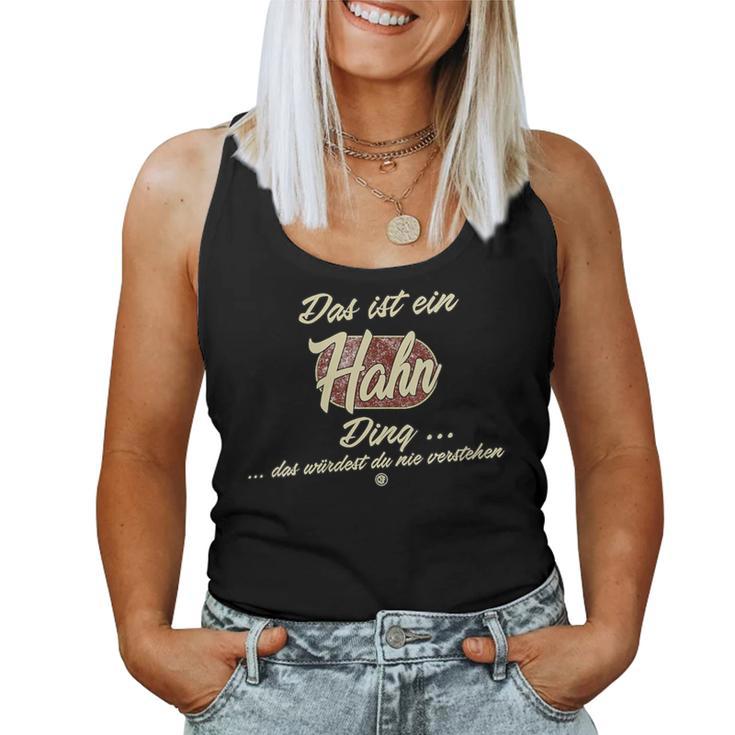 Women's Das Ist Ein Hahn Ding Family Cockerel With-Neck S Tank Top Frauen