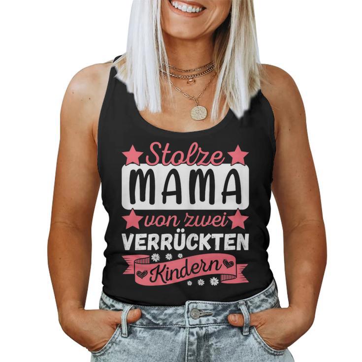 Women's Ich Bin Stolze Mamaon 2 Kinder Mutteron 2 Tank Top Frauen