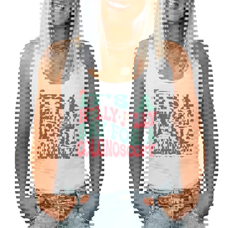 Gi Nurse Christmas Endoscopy Technician Endoscopy Women Tank Top