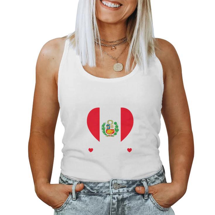 My Girlfriend Is Peruvian Girlfriend Peru Flag Tank Top Frauen