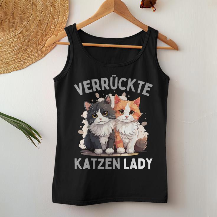 Crazy Cats Lady Cats Slogan Tank Top Frauen Lustige Geschenke