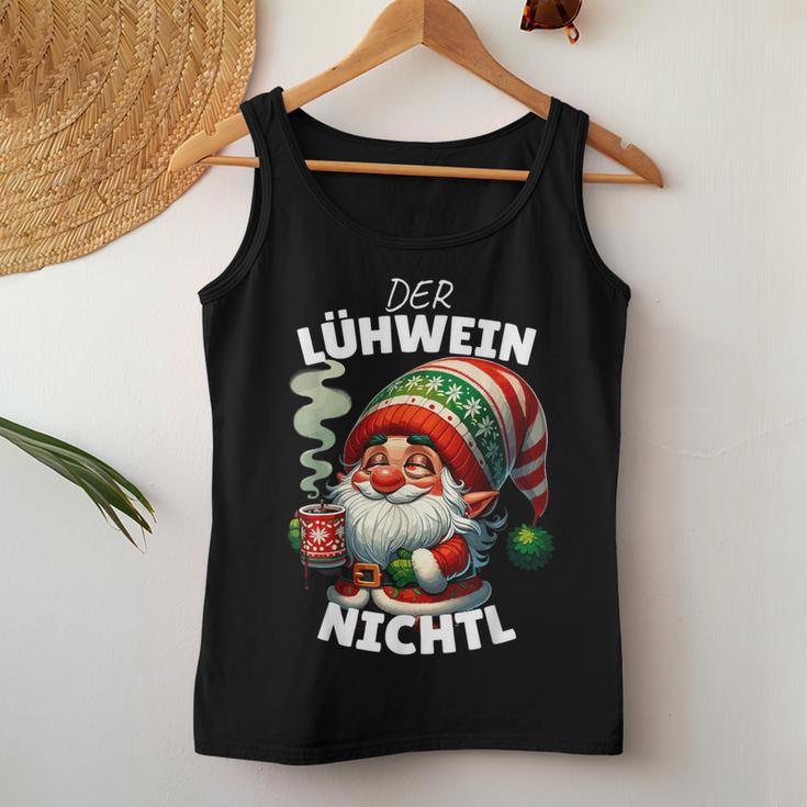 Mulled Wine Gnome Christmas Elf Lühwein Nichtl Tank Top Frauen Lustige Geschenke