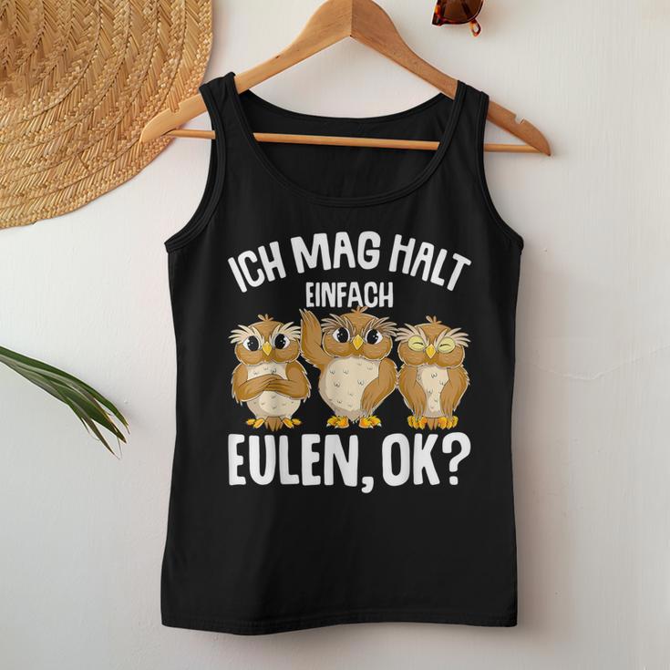 Ich Mag Halt Owls Children's Girls' S Tank Top Frauen Lustige Geschenke