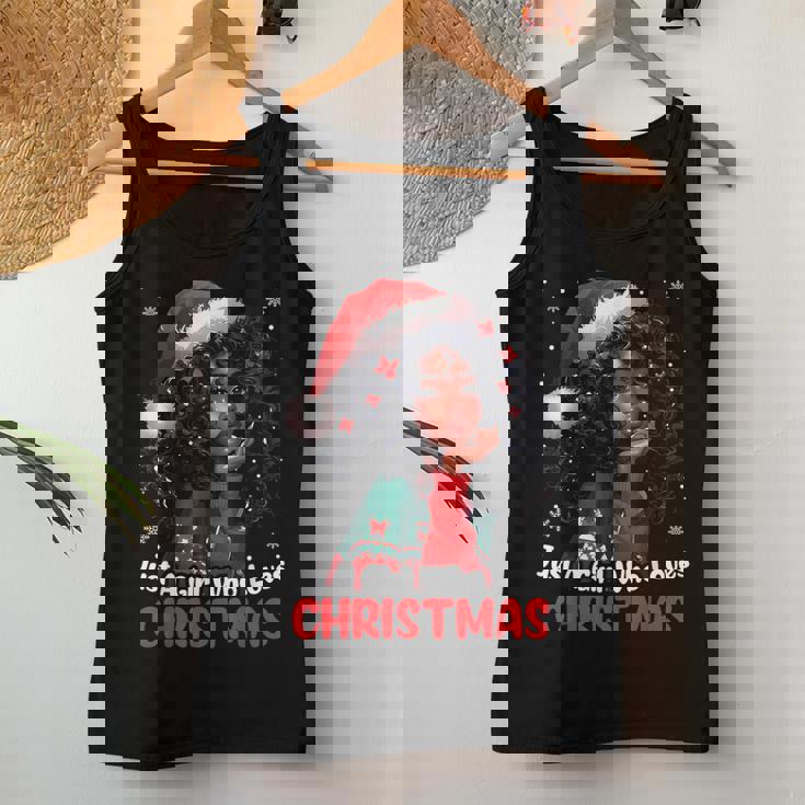 Just A Girl Who Loves Christmas African American Black Women Women Tank Top Unique Gifts Just A Girl Who Loves Christmas African American Black Women Women Tank Top Unique Gifts