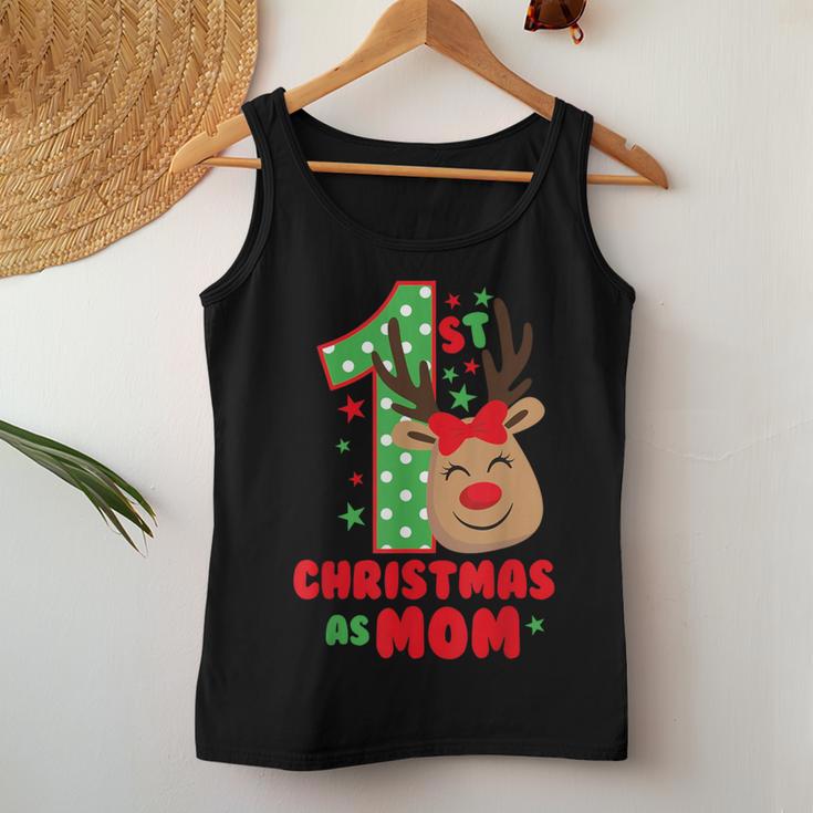 Mein Erstes Weihnachten Als Mama Passt Zur Familie Erstes Weihnachten Tank Top Frauen Lustige Geschenke