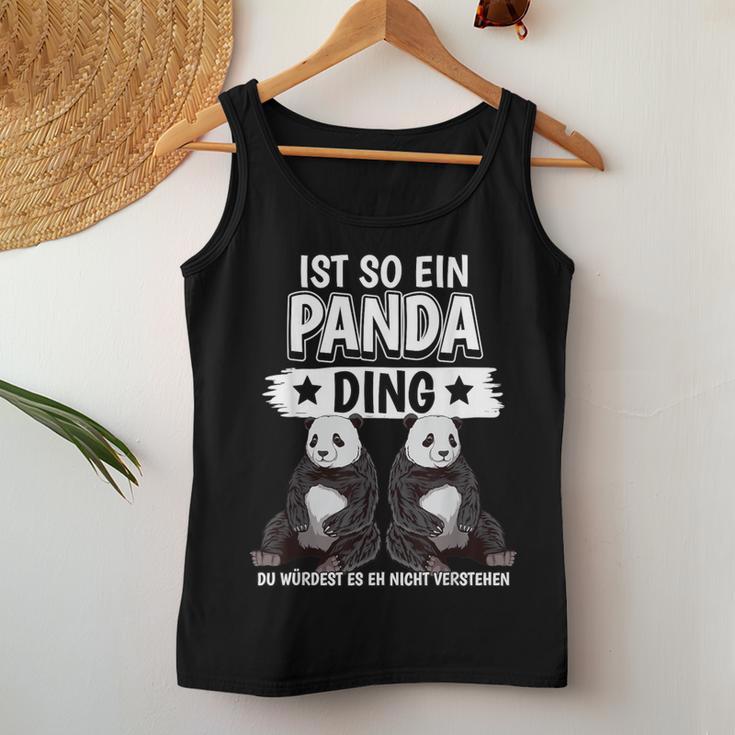 Pandas Pandabär Sachen Ist So Ein Panda Ding Panda Tank Top Frauen Lustige Geschenke