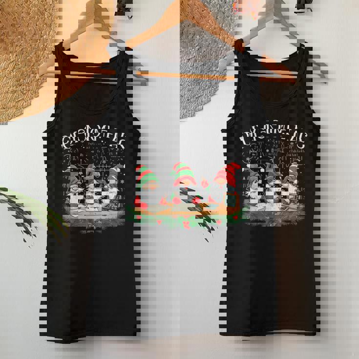 Poly-Gnome-Ials Math Teacher Pun Algebra Polynomial Women Tank Top Personalized Gifts