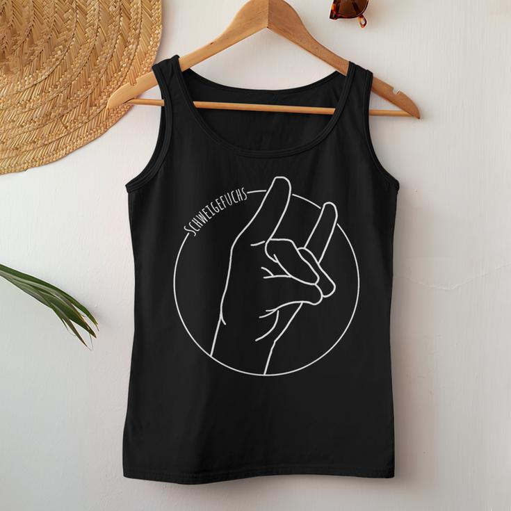 Schweigefuchs Kindergarten School Teacher S Tank Top Frauen Lustige Geschenke