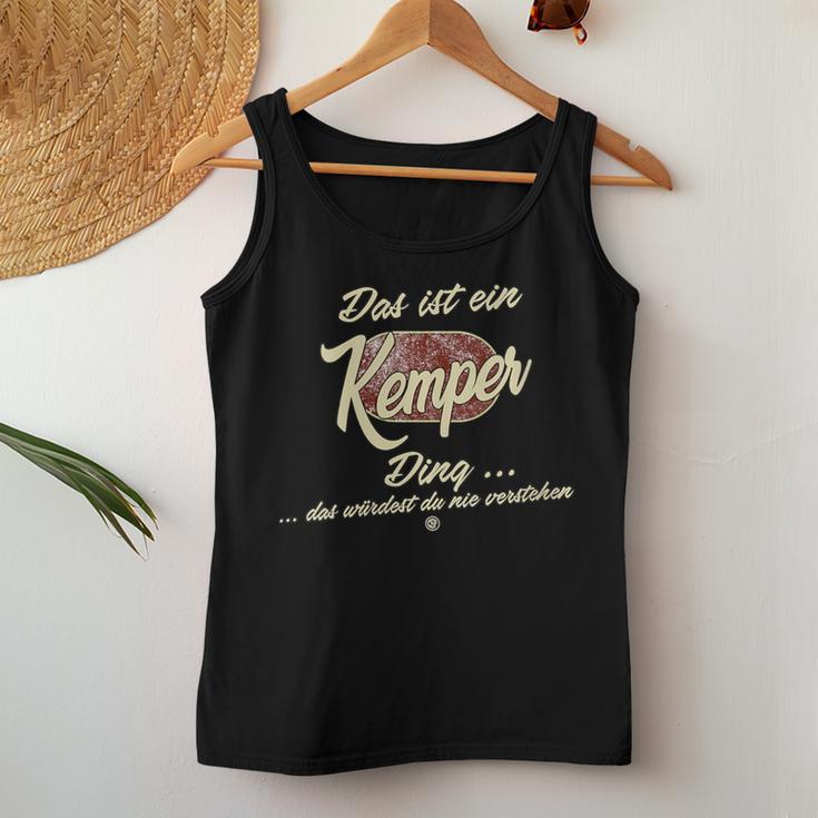 Women's Das Ist Ein Kemper Ding Family Kemper With-Neck Tank Top Frauen Lustige Geschenke