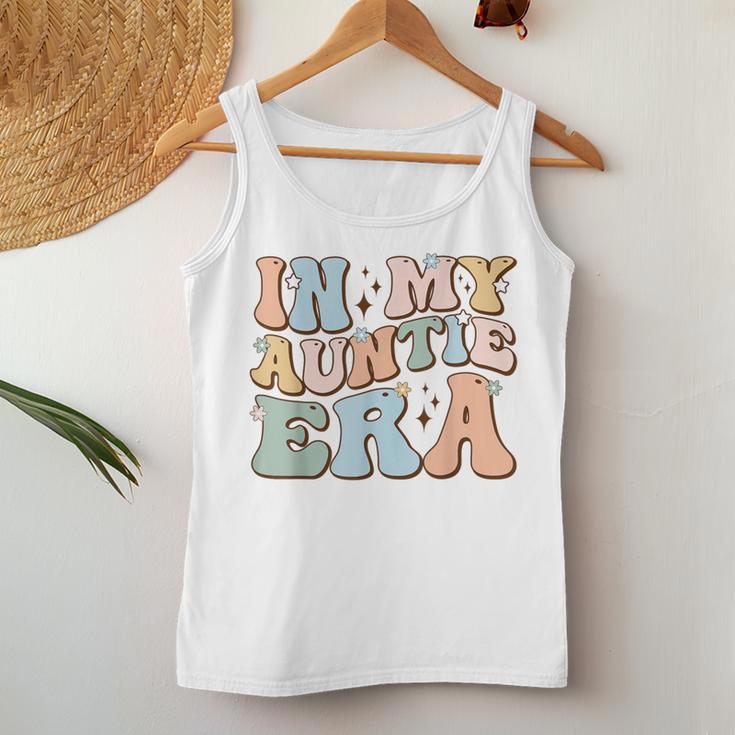 In My Auntie Era Retro Aunt Groovy Cool Tante To Be Best Aunt Tank Top Frauen Lustige Geschenke