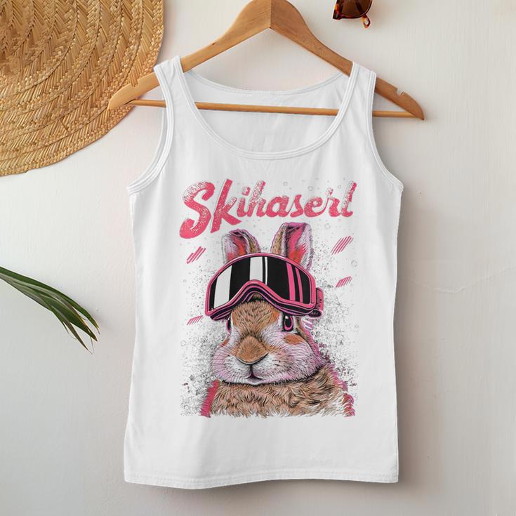 Skihaserl Apres Ski Haserl Skier Winter Women's Pink Tank Top Frauen Lustige Geschenke