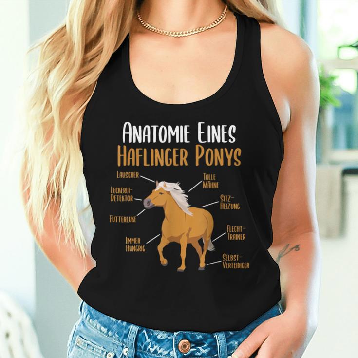 Anatomy Of A Haflinger Pony Haflinger Horse Tank Top Frauen Geschenke für Sie