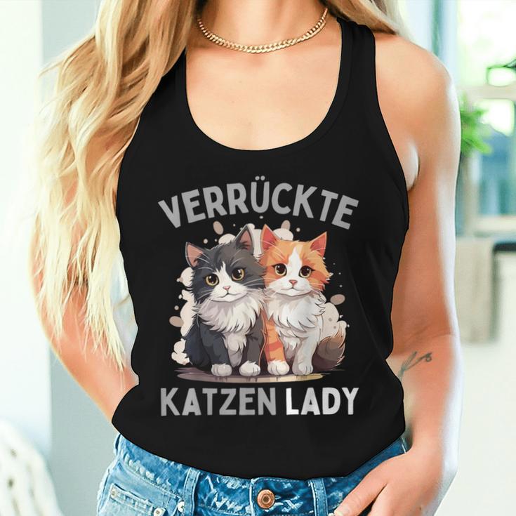 Crazy Cats Lady Cats Slogan Tank Top Frauen Geschenke für Sie