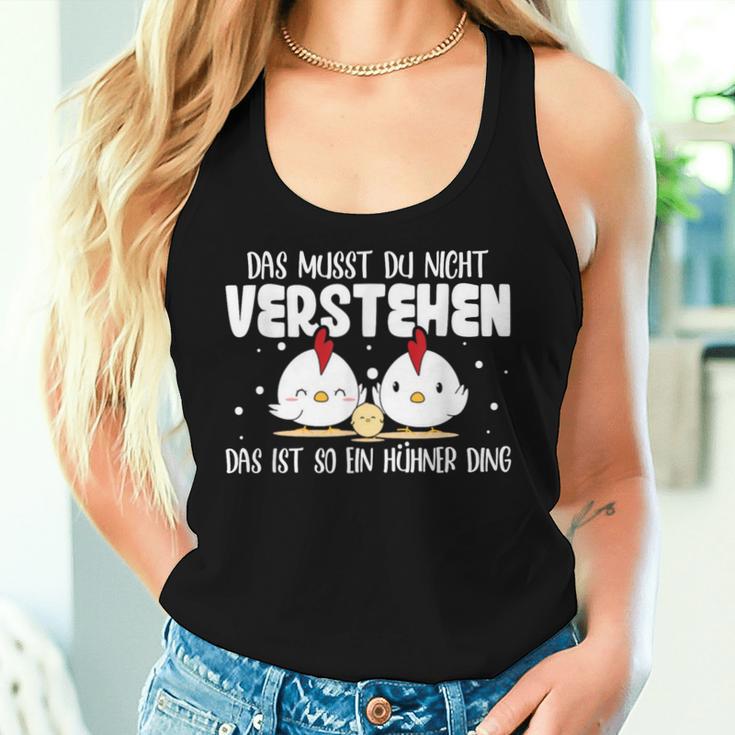 Das Ist So Ein Hühner Ding Chicken Owner Chicken Holder Tank Top Frauen Geschenke für Sie