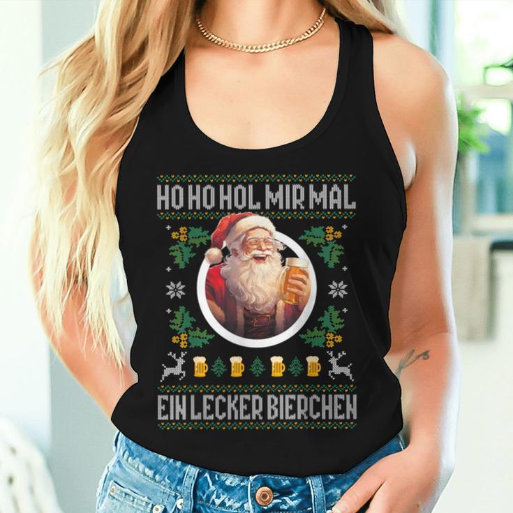 'Ho Ho Hol Mir Mal Ein Lecker Bierchen X Christmas Beer Tank Top Frauen Geschenke für Sie