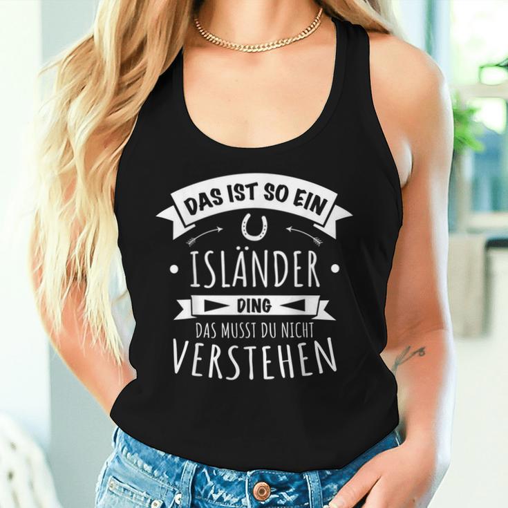 Isi Horse Breed Das Ist So Ein Islander Ding Tank Top Frauen Geschenke für Sie