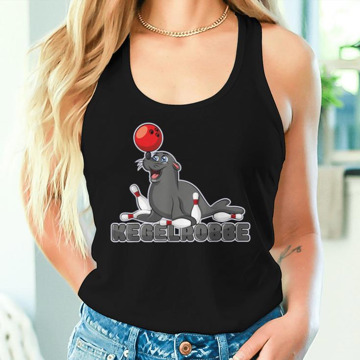 Kegelsebbe Seal Bowling Kegeln Word Game Tank Top Frauen Geschenke für Sie