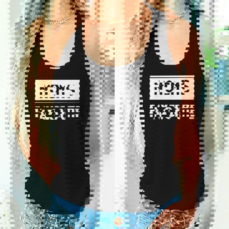 Mom's Favorite Sibling Joke Mother's Day Women Tank Top Gifts for Her