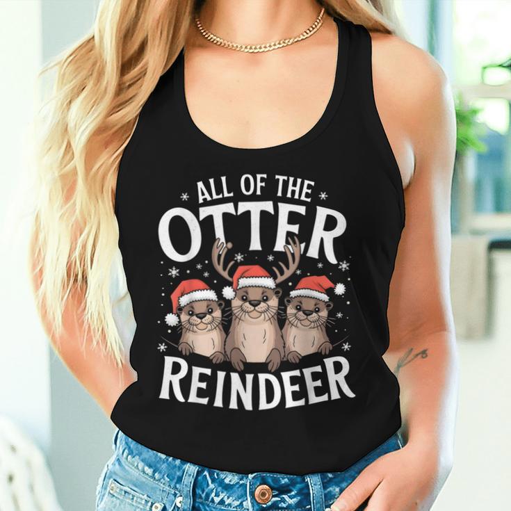 All Otter Reindeer Sea Animal Lovers Boys Girls Tank Top Frauen Geschenke für Sie