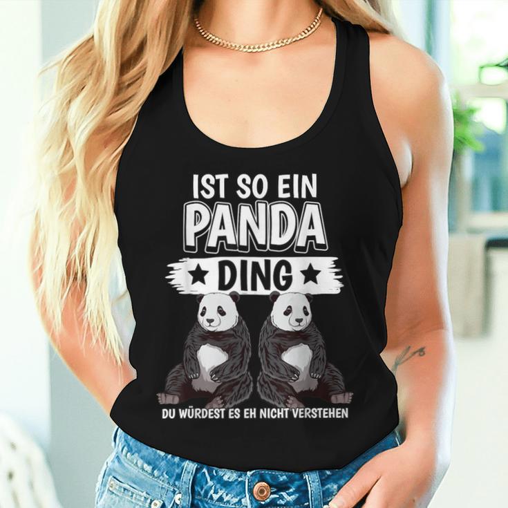 Pandas Pandabär Sachen Ist So Ein Panda Ding Panda Tank Top Frauen Geschenke für Sie