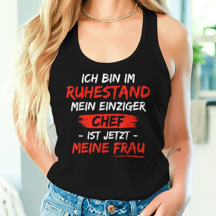 Retirement Pensioner 2024 Man Retirement Admission Decoration Retirement Tank Top Frauen Geschenke für Sie