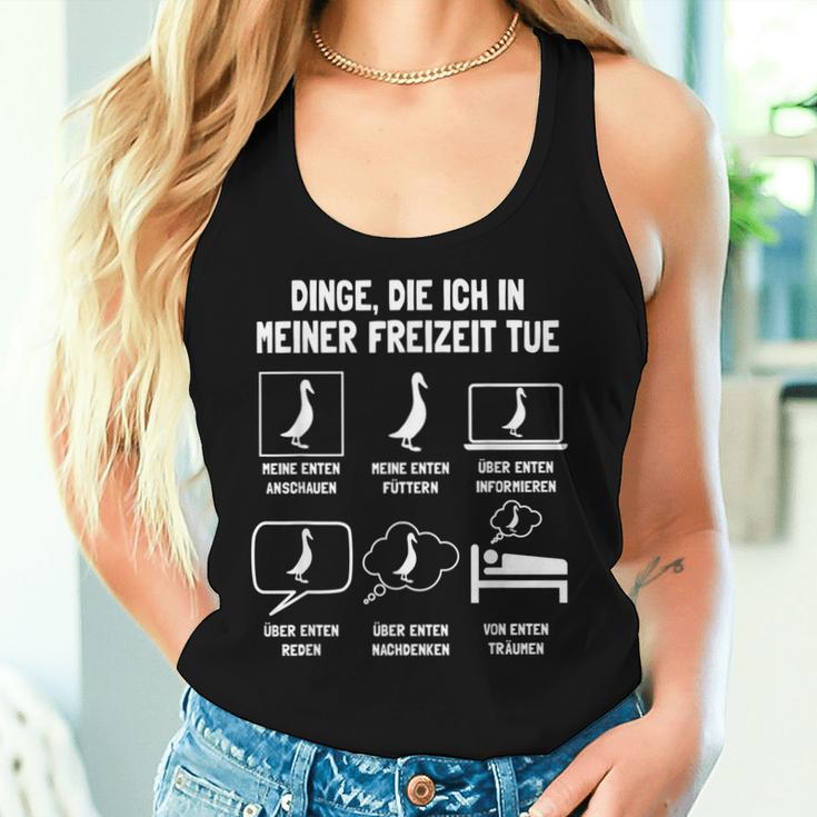 Running Duck Holder Duck Food Running Breeder Tank Top Frauen Geschenke für Sie