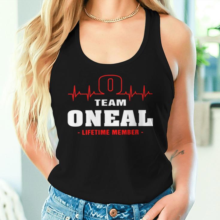 Women's Oneal Last Name Family Name Team Oneal Life Member Tank Top Frauen Geschenke für Sie