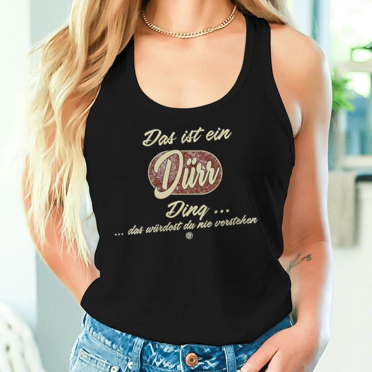 Women's With-Neck Das Ist Ein Dürr Ding Family Dürr Tank Top Frauen Geschenke für Sie