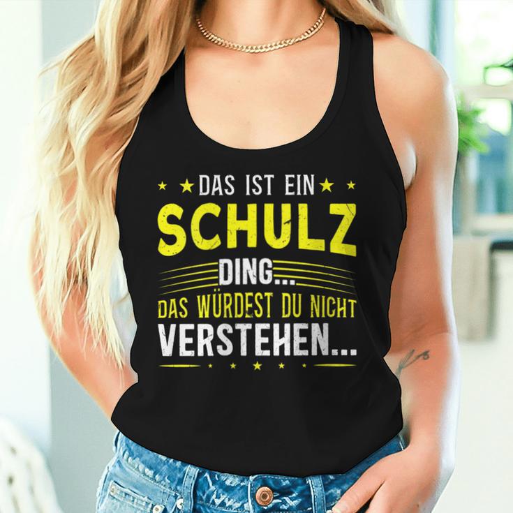 Women's With-Neck Das Ist Ein Schulz Ding Tank Top Frauen Geschenke für Sie