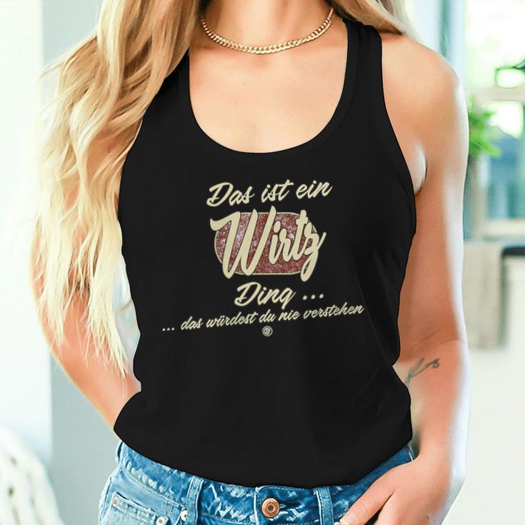 Women's With-Neck Das Ist Ein Wirtz Ding Family Wirtz Tank Top Frauen Geschenke für Sie