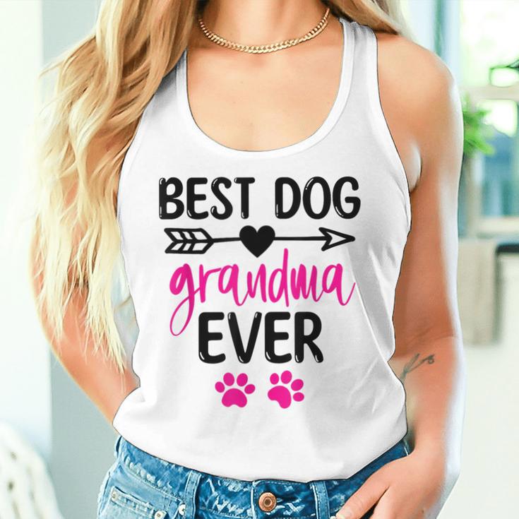 Best Dog Grandma Ever Cute Dogs Owners For Grandmas Tank Top Frauen Geschenke für Sie