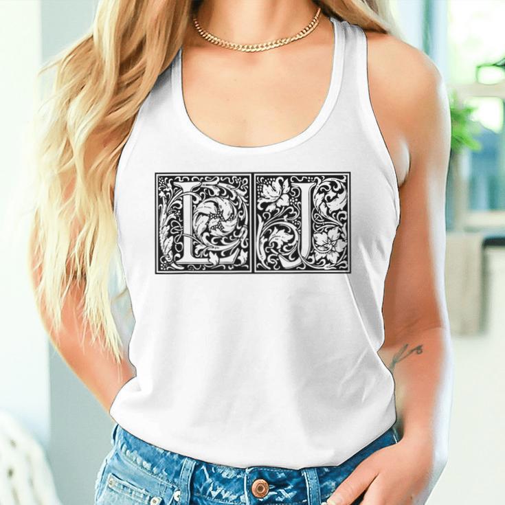 Lj Initialen L J Name Nachname Onomastics Onomatology Tank Top Frauen Geschenke für Sie