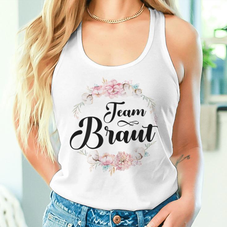 Women's Team Bride Team Bride Jga Poltern Tank Top Frauen Geschenke für Sie