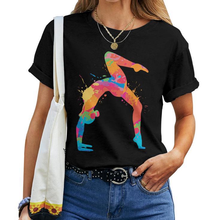 Gymnastics Handstand Girl's Women's Children's Gymnastics T-shirt Frauen