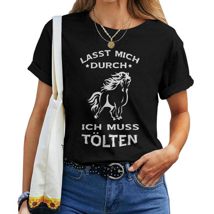 Tölten Iceland Horse Riding Slogan T-shirt Frauen