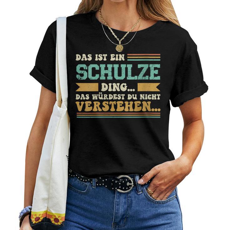 Women's With-Neck Das Ist Ein Schulze Ding T-shirt Frauen