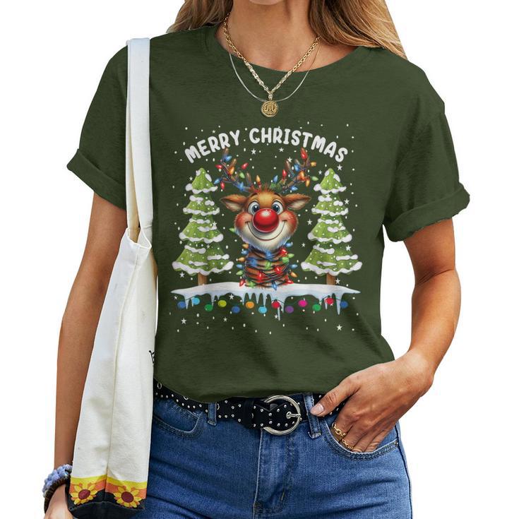 Christmas Women's Idea Santa Claus T-shirt Frauen