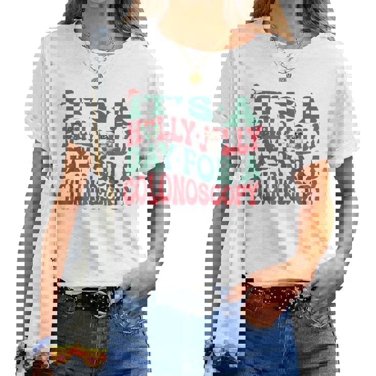 Gi Nurse Christmas Endoscopy Technician Endoscopy Women T-shirt