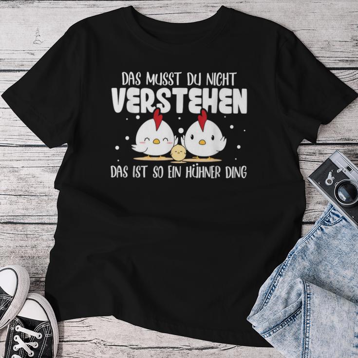 Das Ist So Ein Hühner Ding Chicken Owner Chicken Holder T-shirt Frauen Lustige Geschenke