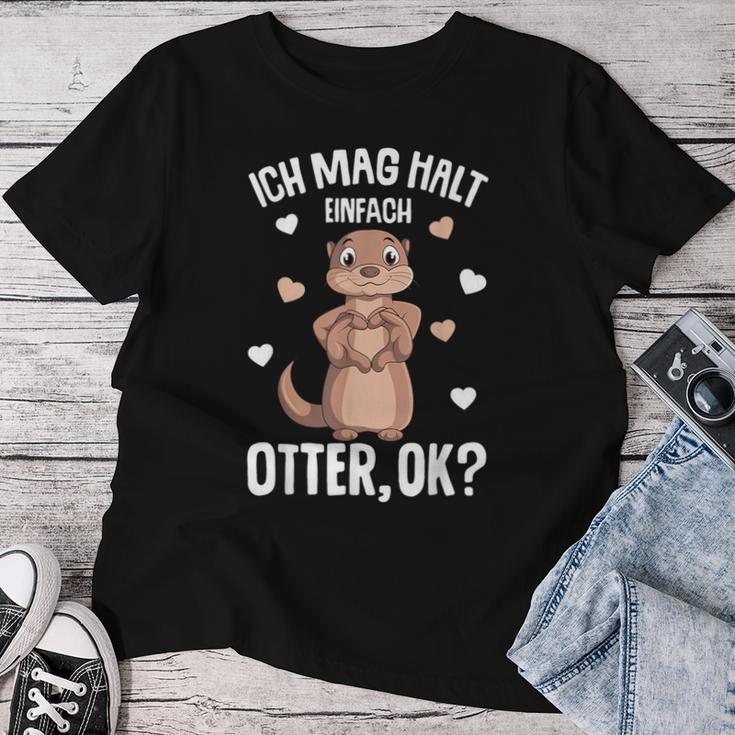 Ich Mag Halt Otter Seeotter Children's Women's Girls' T-shirt Frauen Lustige Geschenke