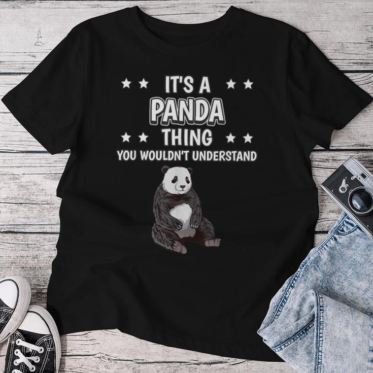 Ist So Ein Panda Ding Lustiger Spruch Pandas T-shirt Frauen Lustige Geschenke