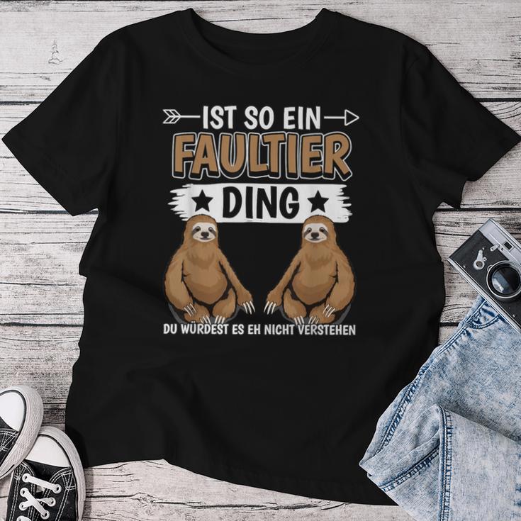 Ist So Ein Slotier Ding Sloths S T-shirt Frauen Lustige Geschenke