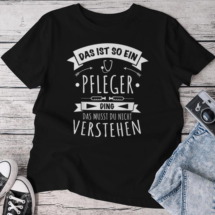 Nurse Altenpfleger Das Ist So Ein Pfleger Ding T-shirt Frauen Lustige Geschenke