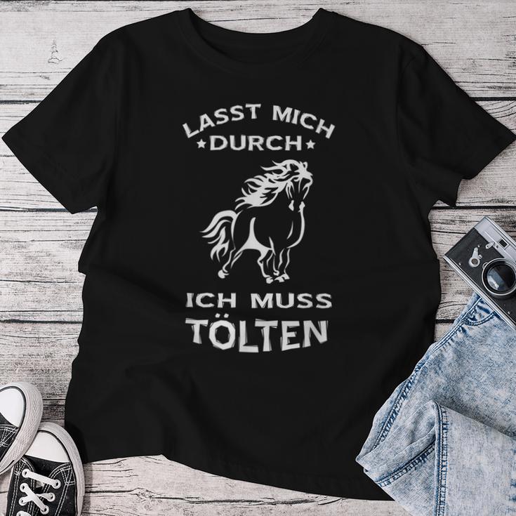 Tölten Iceland Horse Riding Slogan T-shirt Frauen Lustige Geschenke