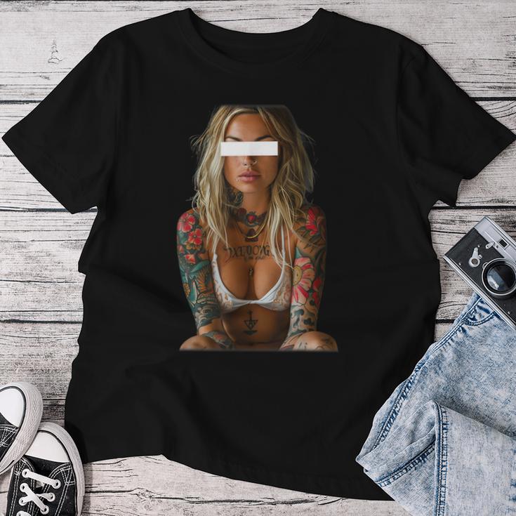 Vintage Sexy Girl T-shirt Frauen Lustige Geschenke