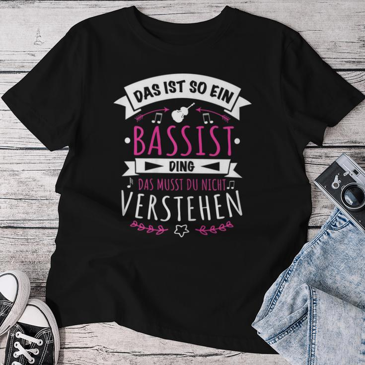 Women's Bass Double Bass Musician Das Ist So Ein Bassist Ding S T-shirt Frauen Lustige Geschenke