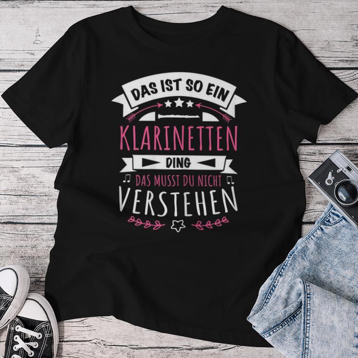 Women's Clarinettist Musician Das Ist So Ein Klarinettending T-shirt Frauen Lustige Geschenke