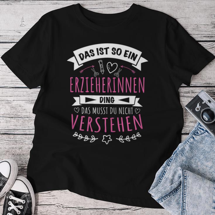 Women's Kindergarten Kiga Das Ist So Ein Erzieherinnen Ding T-shirt Frauen Lustige Geschenke