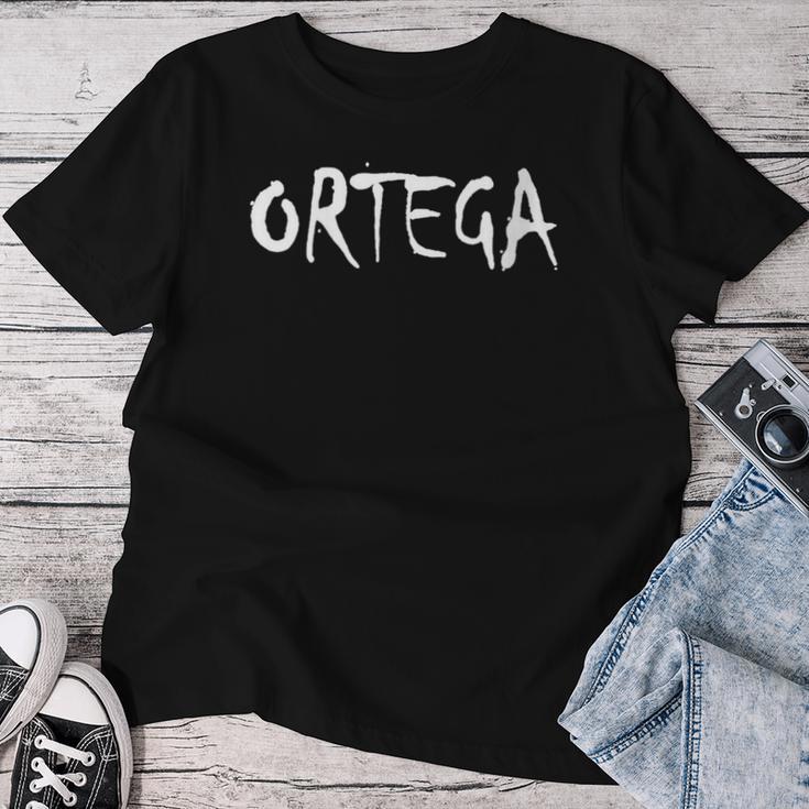 Women's Ortega Last Name American Hispanic Mexican Spanish Family T-shirt Frauen Lustige Geschenke