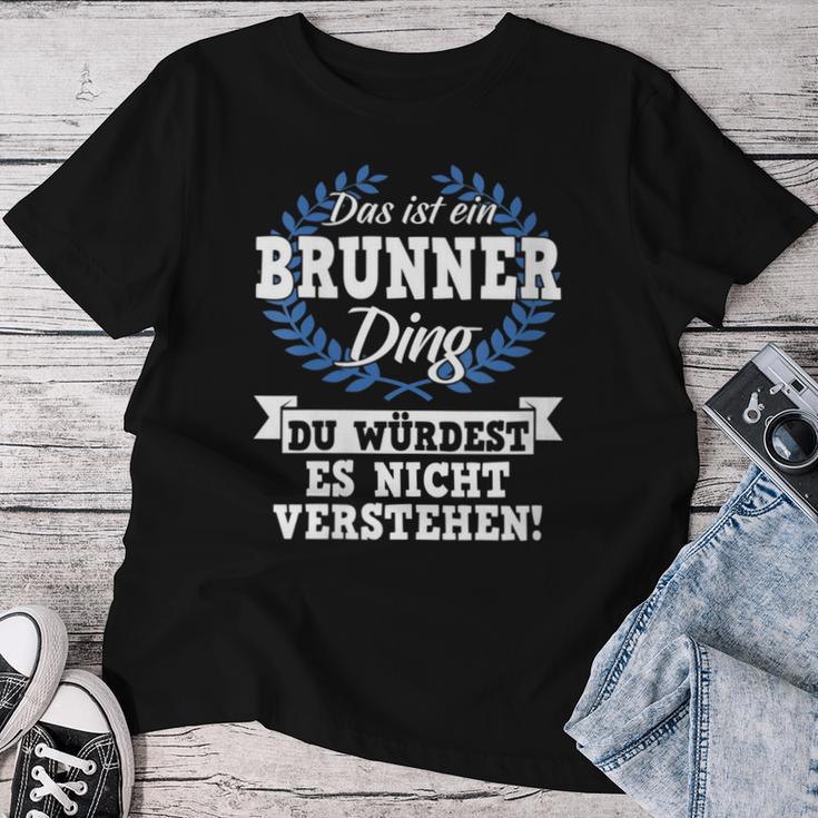 Women's With-Neck Das Ist Ein Brunner Ding Du Würdest Es Nicht Understand T-shirt Frauen Lustige Geschenke